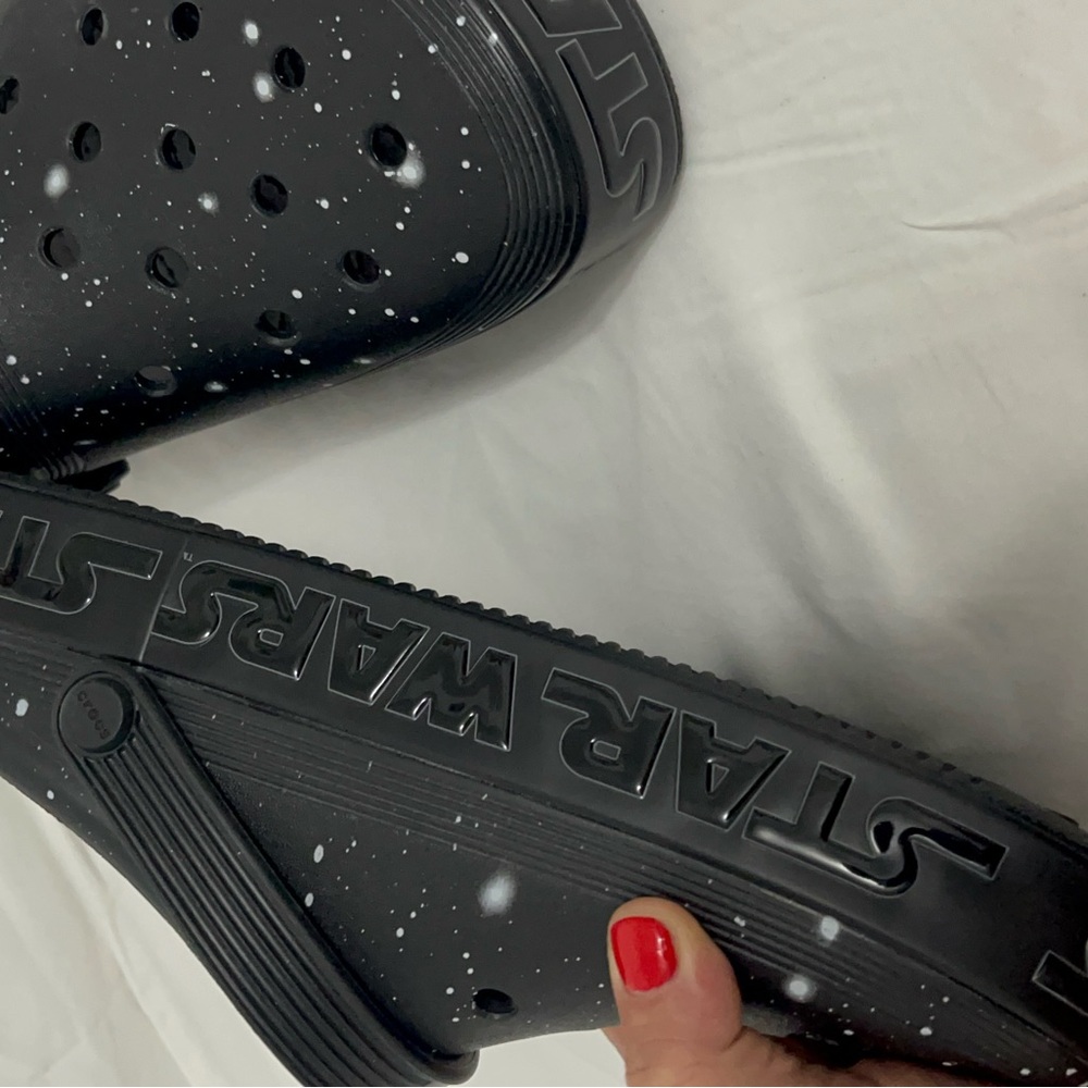 Star Wars Galactic Black Sandals View 3